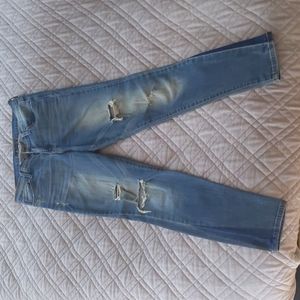 Flying Monkey distressed skinny jean
